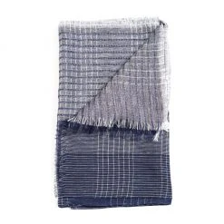 Studio Variously Auro Linen Scarf - Navy Accessories