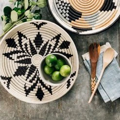 Azizi Life Home Goods Boutique Cactus Blossom Woven Bowls