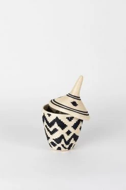 Azizi Life Home Goods Boutique Clover Sisal Peace Basket