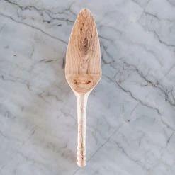 Azizi Life Faye Wooden Pie Server Home Goods