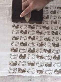 Mirasa Design Baby Gifts Baby Bold Leaf Dress - Forest Yellow