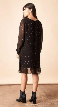 Symbology Baby Cacti Shift Dress - Black + Cream Clothing 8 Symbology Baby Cacti Shift Dress - Black + Cream Clothing