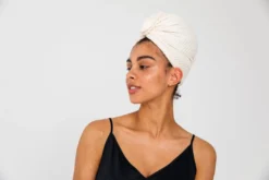 Ettitude Bamboo Waffle Hair Towel - Natural