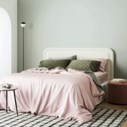 Decor House Living 13 Ettitude Bamboo Sateen Duvet Cover - Rose Sustainable Materials