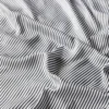 Ettitude Bamboo Sateen Fitted Sheet - Slate Stripes Sustainable Materials 2 Ettitude Bamboo Sateen Fitted Sheet - Slate Stripes Sustainable Materials