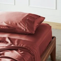 Ettitude Home Goods Bamboo Sateen Flat Sheet - Canyon 11 Ettitude Home Goods Bamboo Sateen Flat Sheet - Canyon