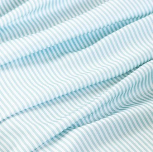 Ettitude Bamboo Sateen Pillowcase Set - Starlight Blue Stripes 4 Ettitude Bamboo Sateen Pillowcase Set - Starlight Blue Stripes
