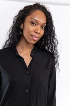 Tonlé Bayon Upcycled Button Up Tunic 17 Tonlé Bayon Upcycled Button Up Tunic