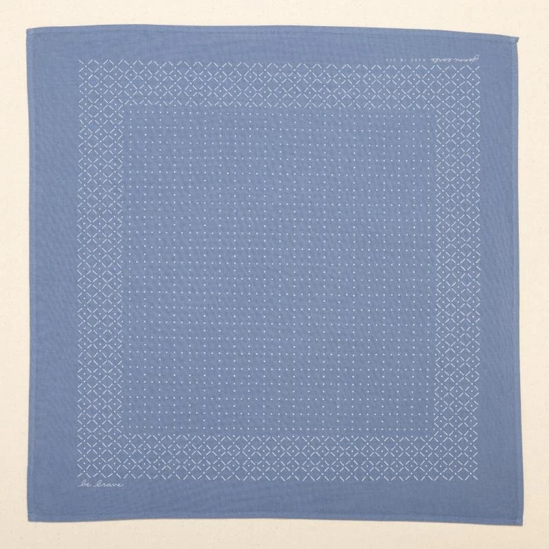 Jenni Earle Be Brave Bandana - River Blue 6 Jenni Earle Be Brave Bandana - River Blue