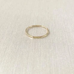 Sara Patino Jewelry Be Light Recycled Gold Stacking Ring