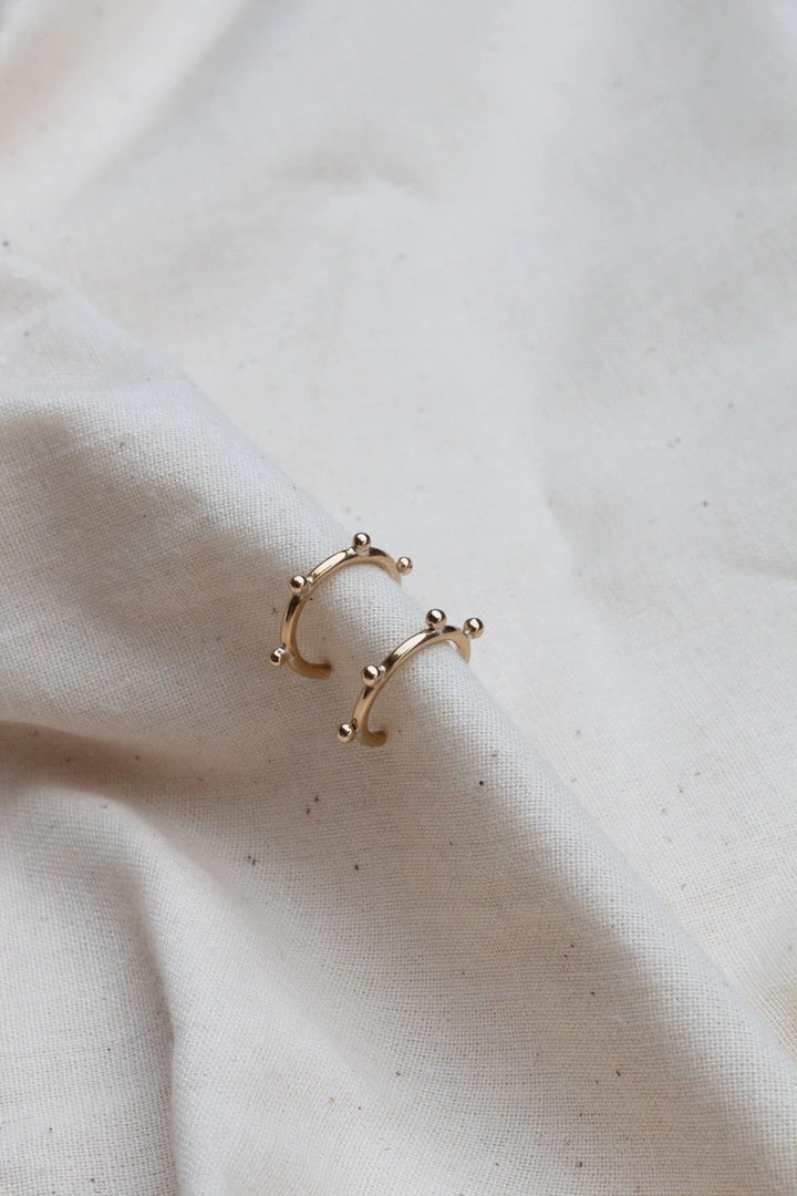 Yewo Jewelry Bentu Recycled Hoop Earrings 7 Yewo Jewelry Bentu Recycled Hoop Earrings