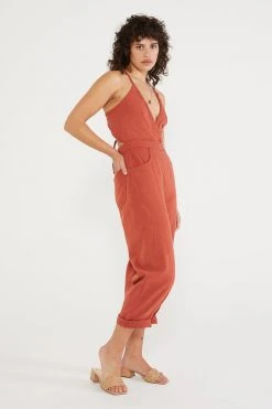 ÉTICA New Arrivals Birdie Halter Jumpsuit - Bossa Nova 8 ÉTICA New Arrivals Birdie Halter Jumpsuit - Bossa Nova