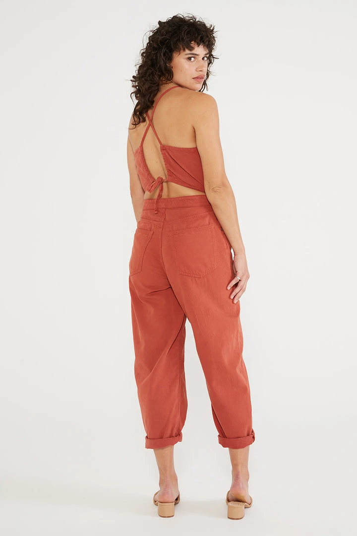 ÉTICA New Arrivals Birdie Halter Jumpsuit - Bossa Nova 4 ÉTICA New Arrivals Birdie Halter Jumpsuit - Bossa Nova