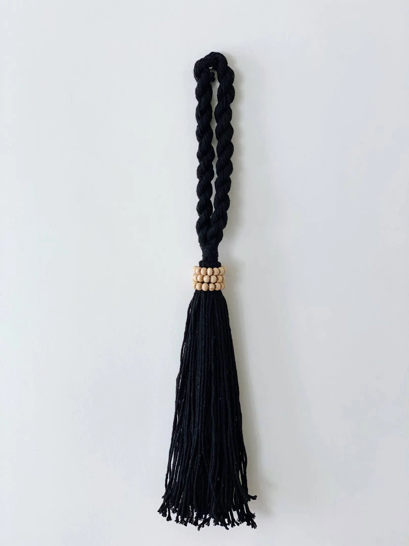 Ceremonia Black Yarn Tassel 3 Ceremonia Black Yarn Tassel