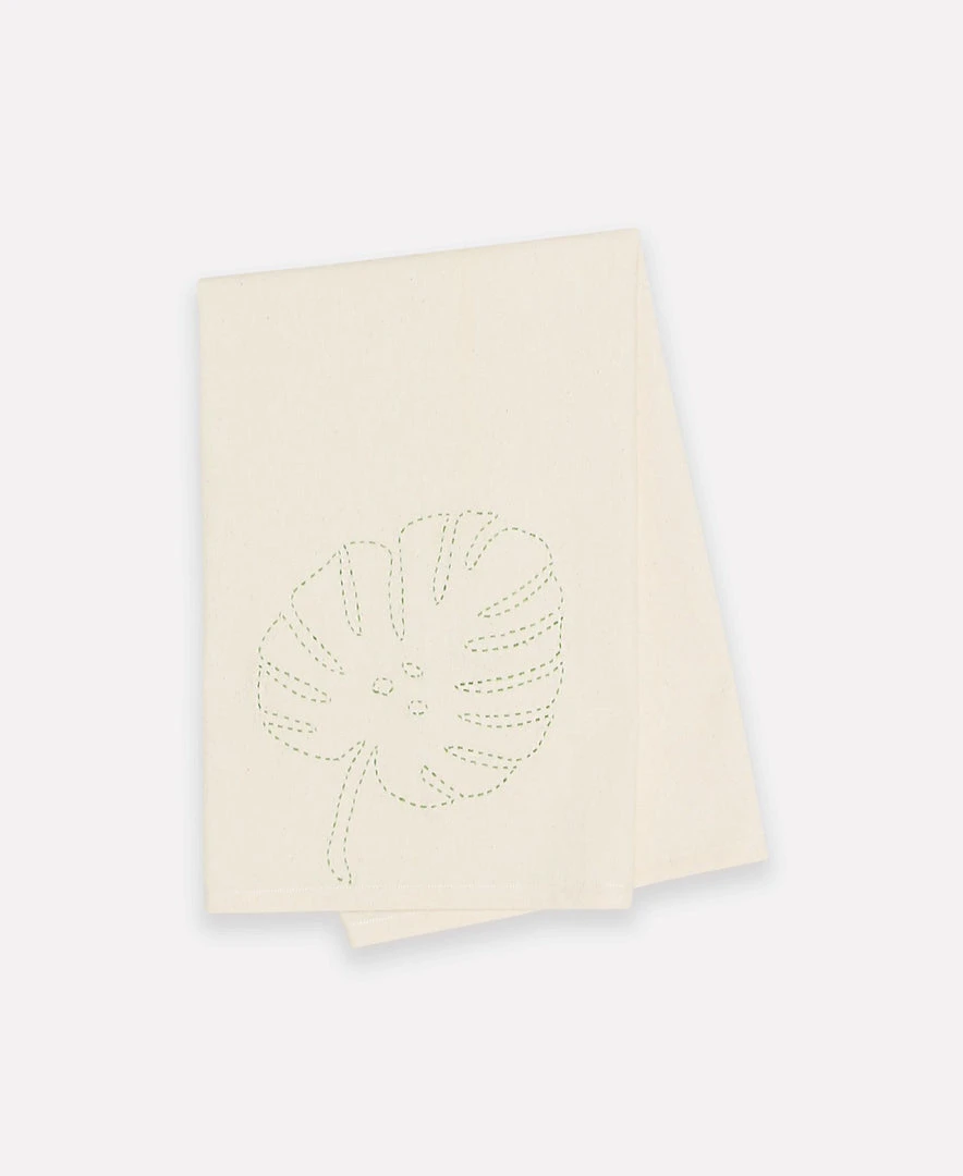 Anchal Home Goods Botanical Tea Towel - Bone 5 Anchal Home Goods Botanical Tea Towel - Bone