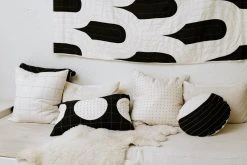 Anchal Canopy Throw Quilt - Charcoal 15 Anchal Canopy Throw Quilt - Charcoal