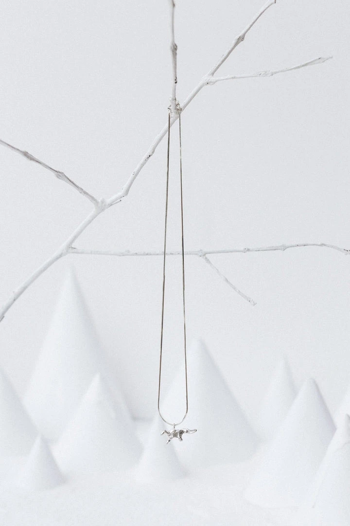 CÂPÂ Jewelry Fox Recycled Necklace 5 CÂPÂ Jewelry Fox Recycled Necklace