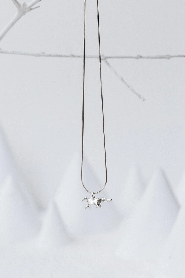 CÂPÂ Jewelry Fox Recycled Necklace 4 CÂPÂ Jewelry Fox Recycled Necklace