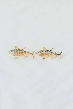 CÂPÂ Jewelry Tuna Fish Recycled Earrings
