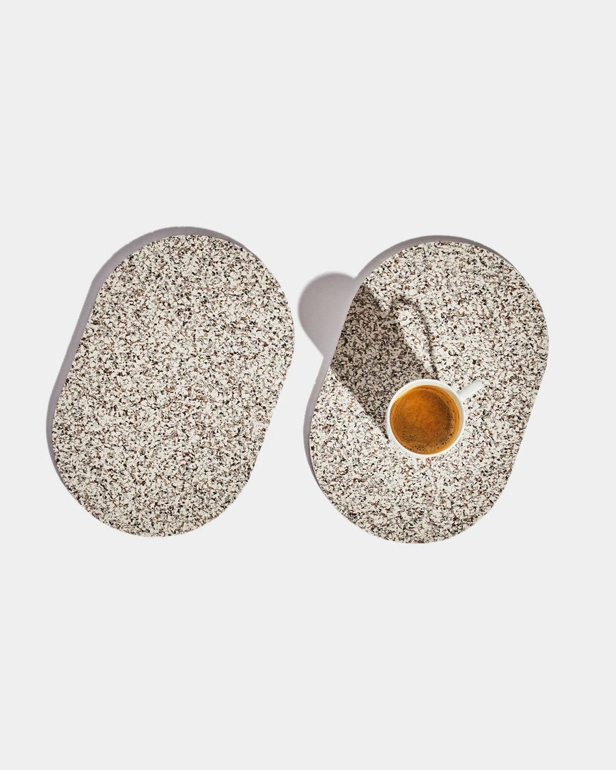 Slash Objects Capsule Recycled Rubber Trivet Duo - Sand 3 Slash Objects Capsule Recycled Rubber Trivet Duo - Sand