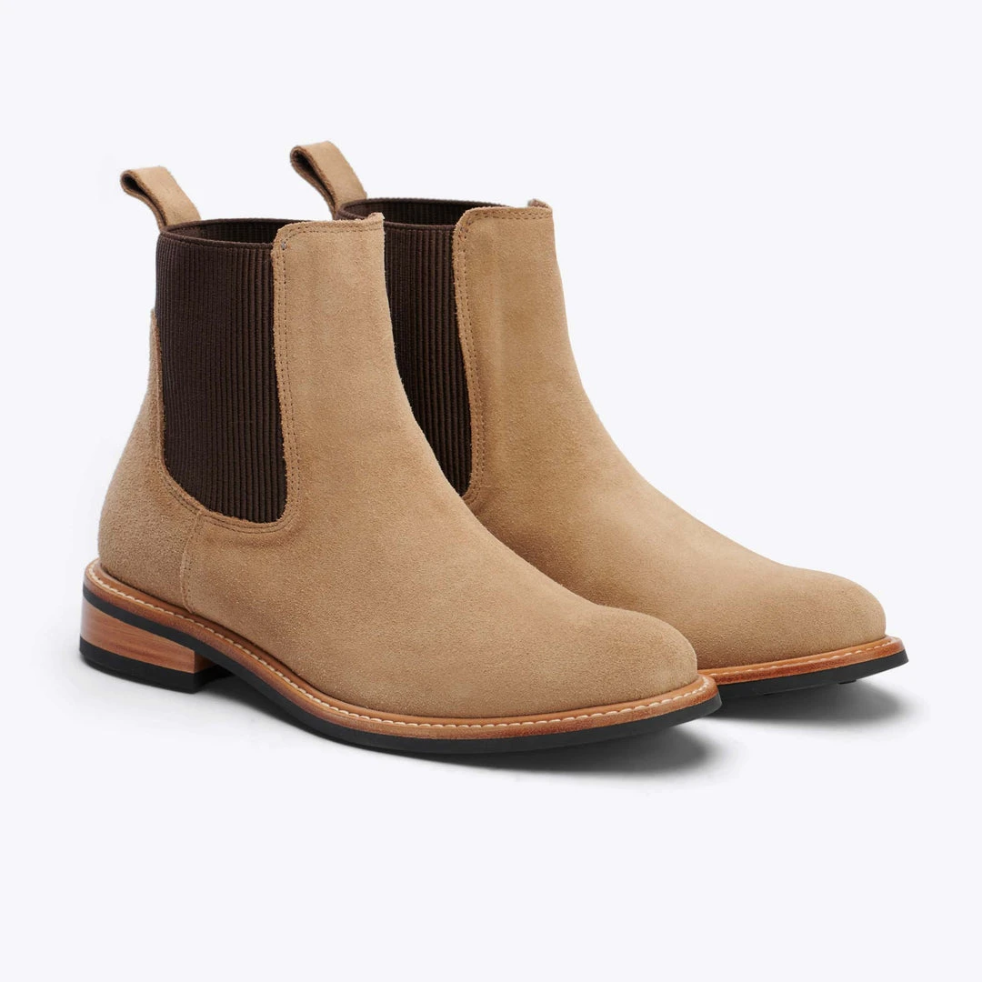 Nisolo Carmen Chelsea Boot - Stone Shoes 3 Nisolo Carmen Chelsea Boot - Stone Shoes