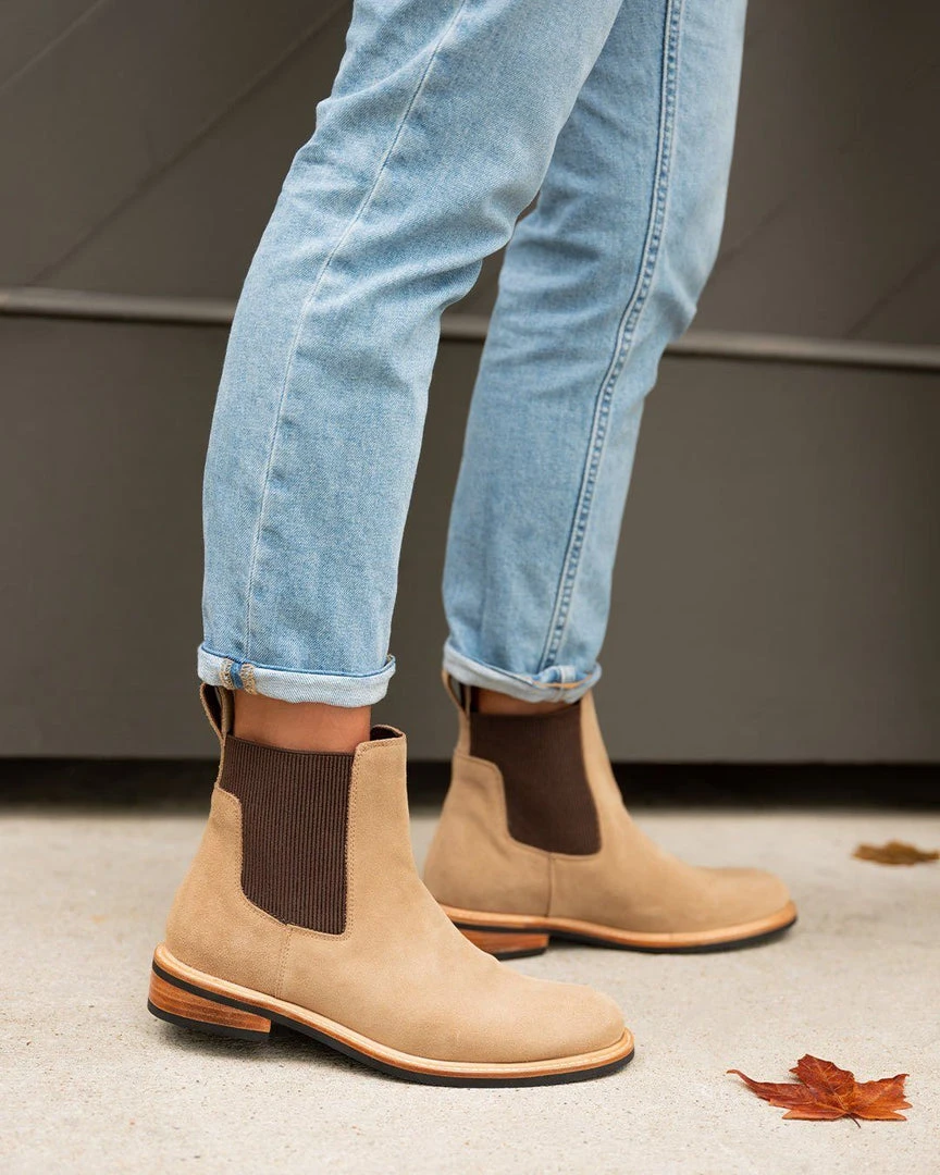 Nisolo Carmen Chelsea Boot - Stone Shoes 4 Nisolo Carmen Chelsea Boot - Stone Shoes