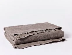 Coyuchi Cascade Matelasse Blanket - Morel