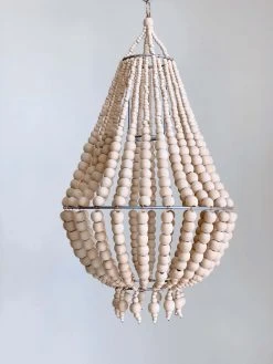 Ceremonia Beaded Chandelier - Natural