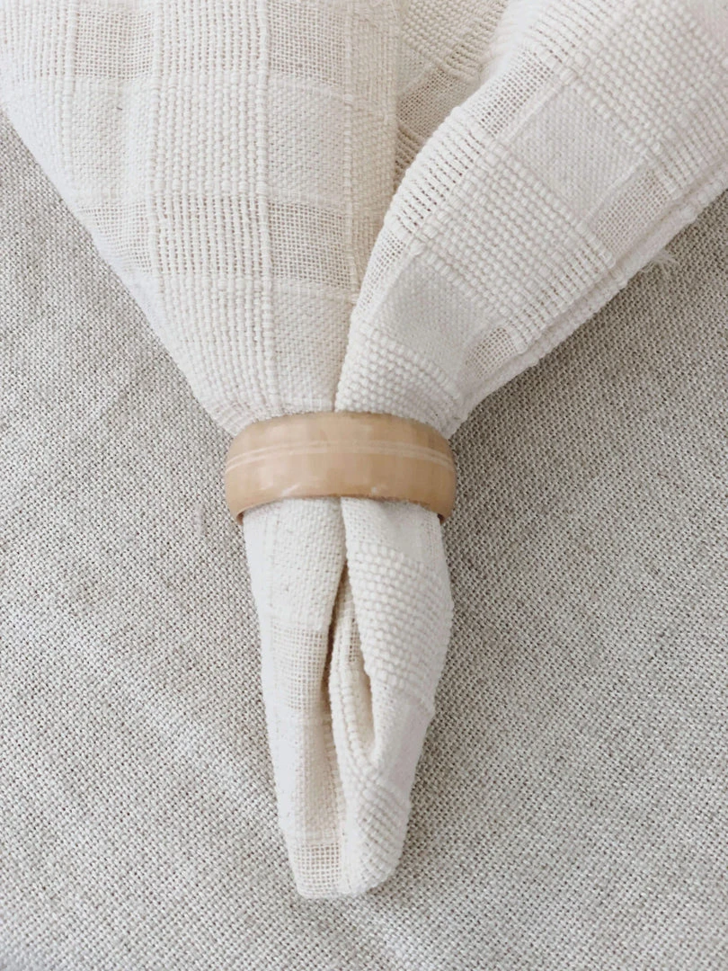 Ceremonia Wooden Napkin Ring Set Home Goods 4 Ceremonia Wooden Napkin Ring Set Home Goods