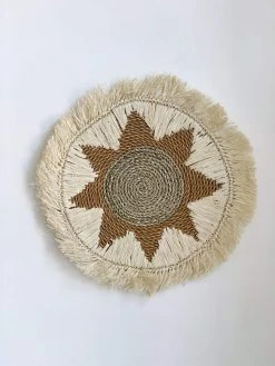 Ceremonia Sumba Raffia Fringe Wall Charger Best Sellers