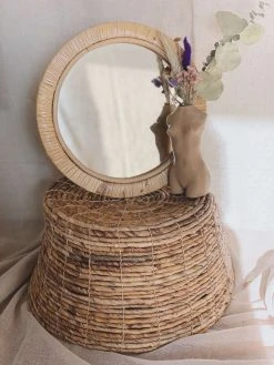 Ceremonia Best Sellers Rattan Full Moon Round Mirror