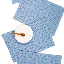 Archive New York Chiapas Plaid Placemat Set 19 Archive New York Chiapas Plaid Placemat Set