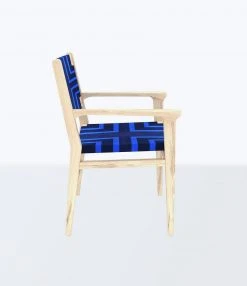 Masaya & Co. Chontales Arm Chair - Midnight Blue Pattern