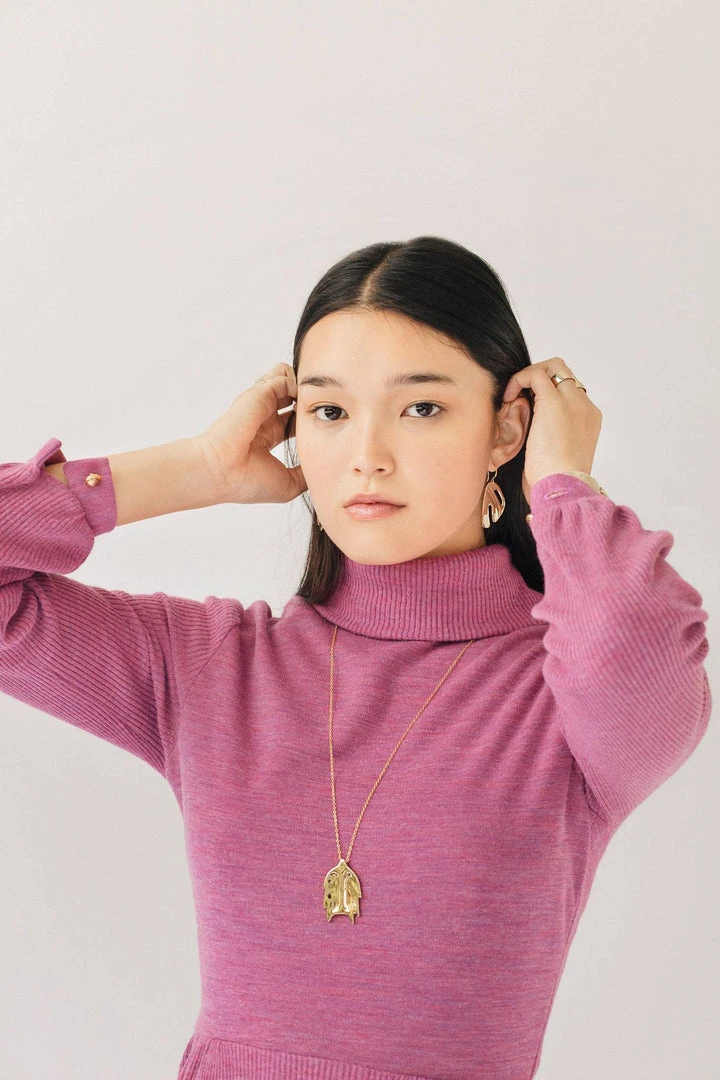 L.Greenwalt Jewelry Special Occasion Christmas Cactus Necklace 6 L.Greenwalt Jewelry Special Occasion Christmas Cactus Necklace