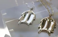 L.Greenwalt Jewelry Special Occasion Christmas Cactus Necklace