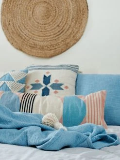 Casa Amarosa Circle Geo Lumbar Pillow Cover Home Goods