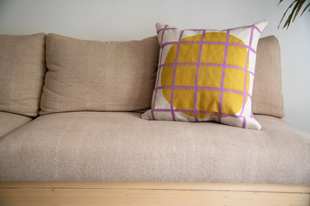 Leah Singh New Arrivals Circle Grid Reversible Throw Pillow Cover 4 Leah Singh New Arrivals Circle Grid Reversible Throw Pillow Cover