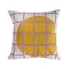 Leah Singh New Arrivals Circle Grid Reversible Throw Pillow Cover