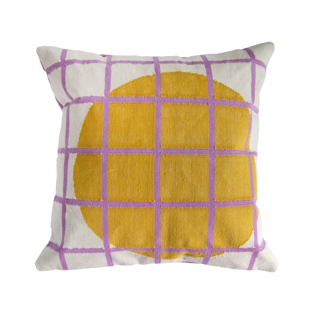 Leah Singh New Arrivals Circle Grid Reversible Throw Pillow Cover 3 Leah Singh New Arrivals Circle Grid Reversible Throw Pillow Cover