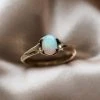 Iron Oxide Classic Oval Opal Ring 1 Iron Oxide Classic Oval Opal Ring