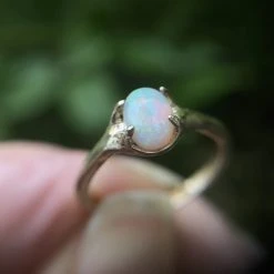 Iron Oxide Classic Oval Opal Ring