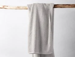 Coyuchi Home Goods Cloud Loom Towels - Fog