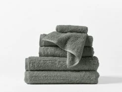 Coyuchi Best Sellers Cloud Loom Towels - Slate