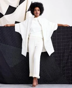 Anchal Cocoon Jacket - Bone Clothing