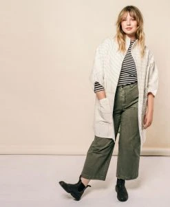 Anchal Cocoon Jacket - Bone Clothing