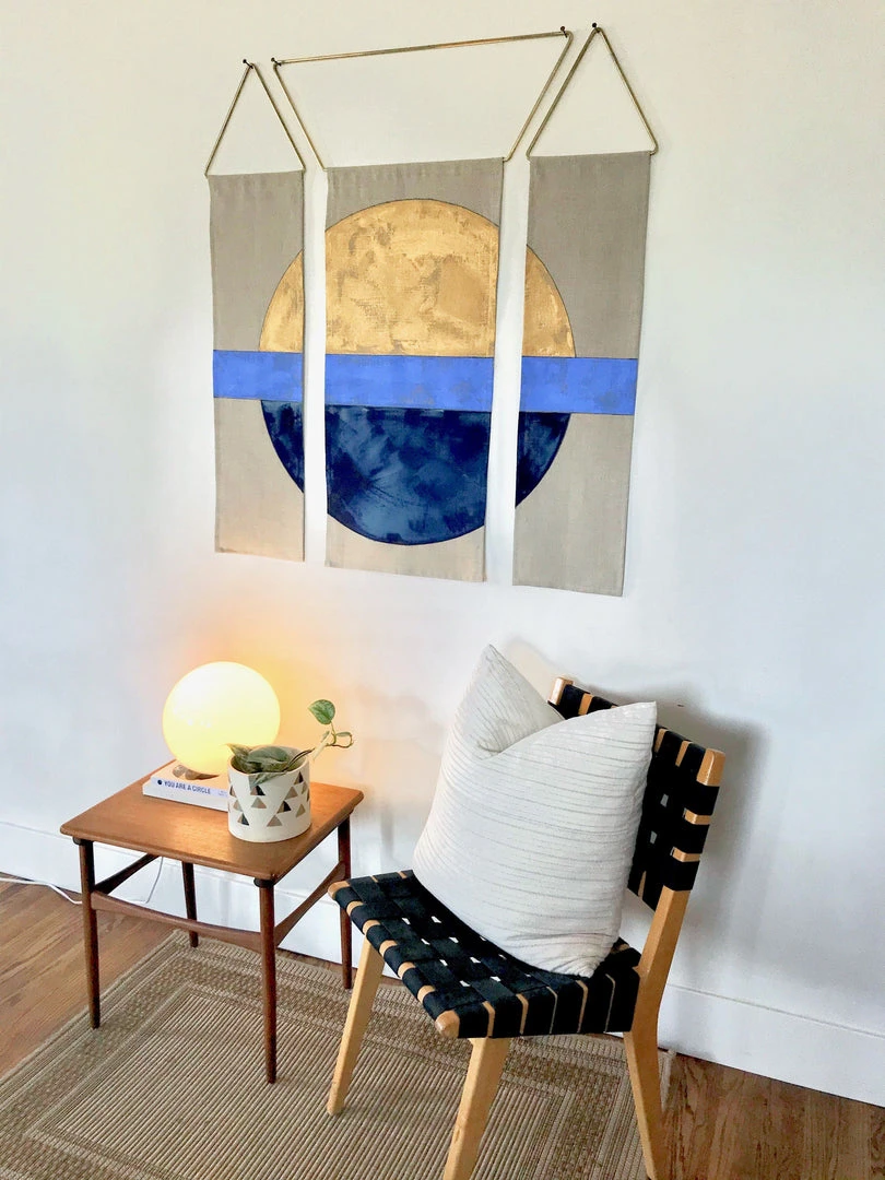 Conejo & Co Mitad Wall Hanging - Ocean 7 Conejo & Co Mitad Wall Hanging - Ocean