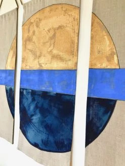 Conejo & Co Mitad Wall Hanging - Ocean 14 Conejo & Co Mitad Wall Hanging - Ocean