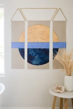 Conejo & Co Mitad Wall Hanging - Ocean