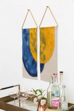 Conejo & Co Pez Wall Hanging - Ochre + Indigo Home Goods