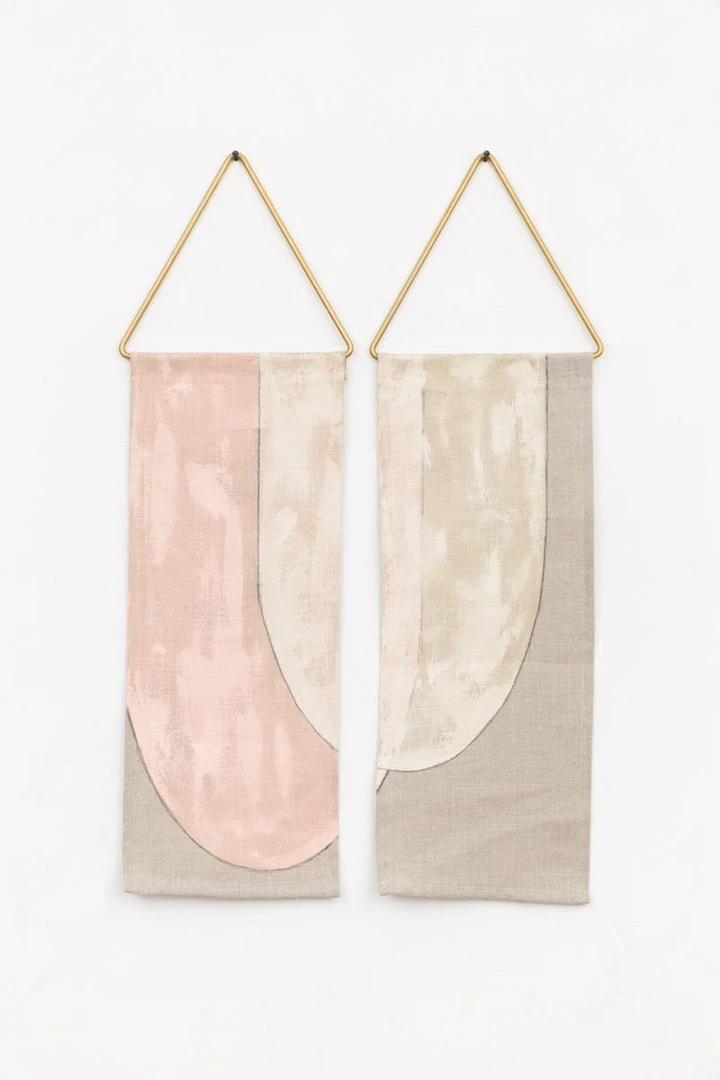 Conejo & Co Pez Wall Hanging - Oyster + Himalayan Salt 3 Conejo & Co Pez Wall Hanging - Oyster + Himalayan Salt